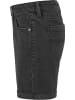 Urban Classics Jeans Shorts in black washed