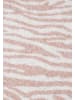 Faera Schal Zebramuster Dreiecksform Spitze Enden in Rosa