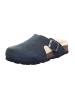 superfit Tieffußbett Pantolette FUSSBETTPANTOFFEL in Blau/Mehrfarbig