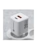 Wisam FORCELL GaN Ladegerät 20W USB-C/A PD QC Weiß