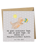Mr. & Mrs. Panda Deluxe Karte Otter Beachvolleyball mit Spruch in Grau Pastell
