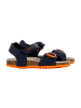Geox Ledersandale Kind Ghita Blau