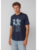 QS T-Shirt in 58D2_tiefblau