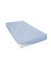 Hahn H.G. Hahn Spannbetttuch Primera Jersey in blue sky