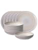 like. by Villeroy & Boch 12er Set Tafelservice Perlemor Sand in beige