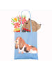 Mr. & Mrs. Panda Tote Bag Hund Basset Hound ohne Spruch in Sky Blue