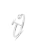 Luxenter Ring Alphabet aus 925er Sterlingsilber  verstellbar ALPHABET-Alphabet silver