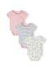 Minoti 3-er Pack Bodys 28BABYRIB2 in hellpink