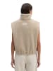 Marc O'Polo Teddyweste regular in Natural Grey Melange