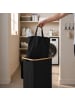 relaxdays Pfandflaschen-Sammelbehälter in Schwarz - 100 l