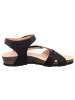 Think! Damensandalette sportlich flach  in  Schwarz