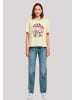 F4NT4STIC Ladies Everyday Tee Tis The Season Tree Cocoa in softyellow
