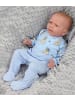 TupTam Baby Langarm Wickelbody im 5er Set in mint/weiß