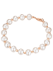 Valero Pearls Perlen-Armband Sterling Silber Süßwasser-Zuchtperle in weiß