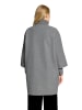 Betty Barclay Wollmantel mit Strickdetails in Hellgrau