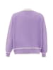 faina Women Cardigan in Lavendel Wollweiss