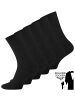 Cotton Prime® 10 Paar Kellner Socken in schwarz