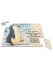 Mr. & Mrs. Panda Puzzle Pinguin mHerzieren Design mit Spruch in Weiß