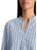 Marc O'Polo Streifen-Tunikabluse regular in Medium Blue