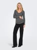 ONLY Top in Dark Grey Melange