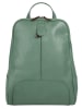 Samantha Look Rucksack echt Leder in grün