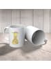Mr. & Mrs. Panda Camping Tasse Giraffe Blumenkranz ohne Spruch in Weiß