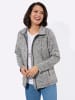 WITT WEIDEN Strickfleece-Jacke in hellgrau-meliert