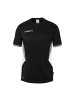 uhlsport  Trainings-T-Shirt Equipe 29 in schwarz/weiß/steingrau