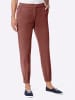 Sieh an! Twill-Hose in rotbraun