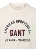 Gant T-Shirt in ecru