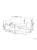 Beliani Gartensofa PONTE in Beige/Grau - (W) 178 x (H) 88 x (L) 94 cm