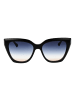 Ana Hickmann Sonnenbrille Katzenauge Schwarz