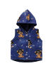 Land-Juwelen Babyweste Handmade Pirat in blau