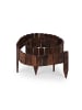 relaxdays Beeteinfassung in Dunkelbraun – (B)200 x (H)10 cm