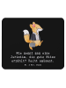 Mr. & Mrs. Panda Maus Pad Juristin Humor mit Spruch in Schwarz