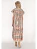 usha FESTIVAL Damen Kleid in Apricose Mehrfarbig