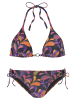Vivance by Lascana Triangel-Bikini in schwarz bedruckt