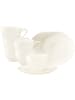 Seltmann Weiden 6er Set Kaffeetassen mit Untertassen Savona Fine Diamond 270 ml in creme