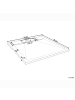 Beliani Duschwanne AZZURRO in Schwarz - (W) 90 x (H) 3 x (L) 90 cm