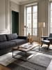 KADIMA DESIGN Kurzflorteppich Patchwork pflegeleicht Wohnzimmer Schlafzimmer Flur in Grau