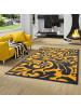 Pergamon Designer Teppich Passion Barock in Anthrazit Curry