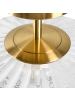Beliani Deckenleuchten SIEPRE in Transparent/Gold - (W) 30 x (H) 22 x (L) 30 cm