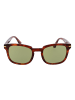 Serengeti Unisex Sonnenbrille Rechtwinklig Braun