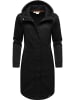 ragwear Kurzmantel Letti Long Bonded in Black
