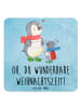 Mr. & Mrs. Panda Coaster Smörle Winterzeit mit Spruch in Eisblau