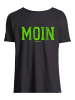 Salzhaut Shirt KIMM - MOIN in Black-Lime Green