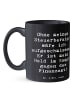 Mr. & Mrs. Panda Tasse Spruch Steuerberater Held mit Spruch in Schwarz