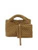 myMo at night Women 2-In-1 Tote Bag Set in Khaki