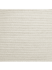 Beliani Korb SILOPI in Weiß - (W) 44 x (H) 52 x (L) 44 cm