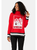 Krimson Klover Pullover Altitude Turtleneck in racing red